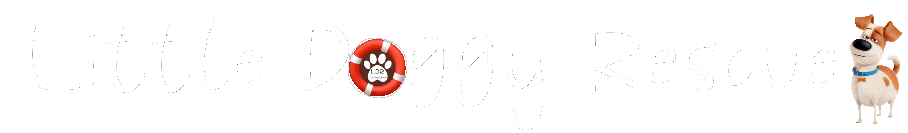 Little doggy Rescue, logo for rehoming small dogs when you emigrate